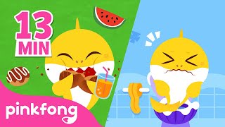 Baby Sharks Potty Song  More  Baby Sharks Day at Home Compilation  Pinkfong Songs for Kids [upl. by Hadnama]