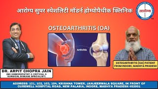 Osteoarthritis Patient treated by Dr Arpit Chopra Jain [upl. by Moody]