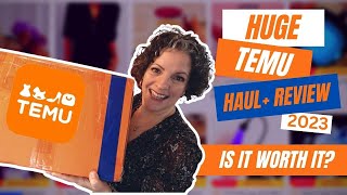 Huge TEMU Haul  Unboxing and Review  Is it worth it [upl. by Reerg]