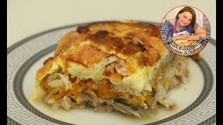 Мясная Сытная запеканка под шубкой Невероятно вкусная [upl. by Tripp362]