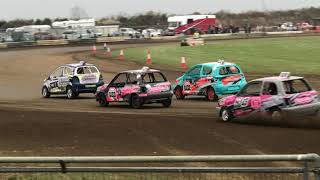 Scunthorpe autograss 22924 junior saloon’s [upl. by Eselrahc256]