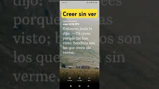 Creer sin ver dios god [upl. by Tanney]