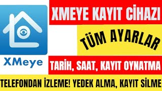 XMEYE 5 MP KAYIT CİHAZI TÜM AYARLAR [upl. by Baal]