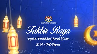 TAKBIR RAYA 2024 [upl. by Witcher]