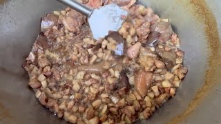 Así se cocen los chicharrones de puerco 🐷 en casa de compa borre [upl. by Fitting]