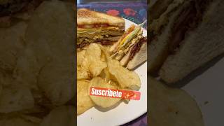 QUE RICO SANDWICHON ✨⚠️ viral sandwich recetasfaciles comidamexicana [upl. by Adym]