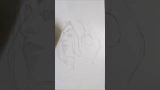 Sketching portrait again drawing art artdrawing knowledgeispower speeddrawing portrait [upl. by Yarased231]