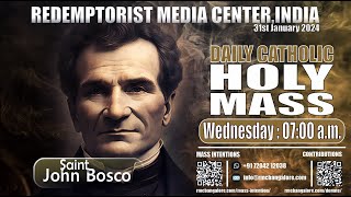 Catholic Holy Mass  31st January Wednesday  Memorial of St Don John Bosco [upl. by Filemon]