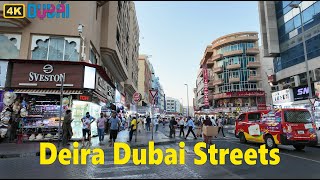 Deira Dubai Streets  Evening Walking Tour  06 October 2024 [upl. by Riek]