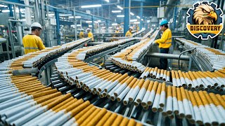 How Cigarettes Is Made In Factory Captain Discovery [upl. by Yalc]