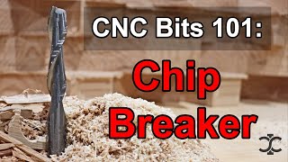 Chip Breaker Bit  Hybrid FinisherRougher  CNC Router Bits [upl. by Glaab]