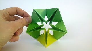 How to make a Modular Origami Star  Origami Step by Step Easy [upl. by Ahsert]