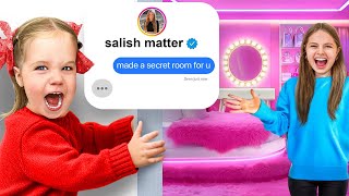 Our Daughter Surprised 100 Celebrities with Secret Room [upl. by Aicsila]