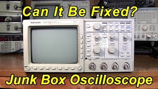 Junk Box Oscilloscope Can It Be Fixed [upl. by Ahseenyt]