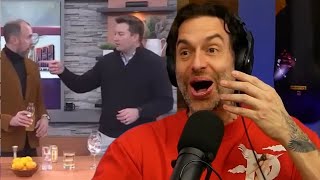 Chris DElia Reacts to Mocktail Manhandling [upl. by Enyamrahs]