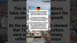 Germany will Double the number of Annual Work Visas from 1st June 2024 [upl. by Esaele]