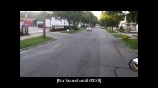 Woman drives on sidewalk to avoid school bus [upl. by Fauver]