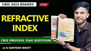 Refractive Index Class 10 Previous Year Questions Class 10 Science CBSE 2024 Boards [upl. by Armallas779]