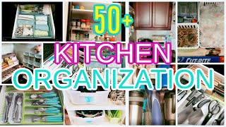 50 EASY KITCHEN ORGANIZATION IDEAS  DOLLAR TREE ORGANIZERS [upl. by Filberte]