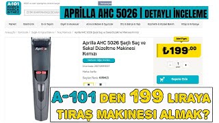 A101den 199 liraya tıraş makinesi almak Aprilla Ahc 5026 Detaylı İnceleme Braun ile kıyaslama [upl. by Gearalt]