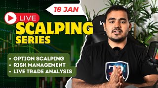 Intraday Trading  Scalping Nifty option  18th Jan banknifty nifty intradaytrading [upl. by Iand]