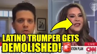 Latina TEARS A “Latino For Trump” TO SHREDS Live On CNN [upl. by Amikahs422]