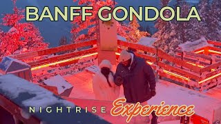 Banff Gondola Nightrise Experience  Banff National Park banffgondola banffnationalpark canada [upl. by Juliana]