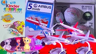 Kinder Surprise Eggs Looney Tunes and Airbus [upl. by Lisette]