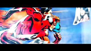 SUPERMAN RACES WALLY WEST COMIC ANIMATION [upl. by Humphrey]