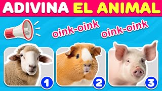 ¿Puedes Adivinar El Sonido Del Animal 🐷🔊 [upl. by Anaihs]