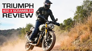 Reviewed Triumph Scrambler 400X [upl. by Chafee]