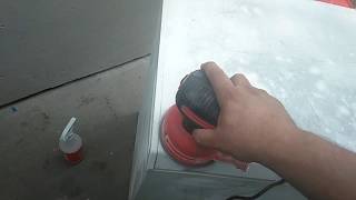 PINTADO Y REPARADO DE FREEZER congelador por fuga de gas 2019 [upl. by Berhley]