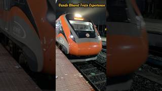 First time in Vande Bharat Express vandebharatexpress youtubeshorts [upl. by Ecnahs]