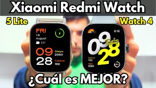 💥​ Xiaomi Redmi Watch 5 Lite vs Redmi Watch 4 ¿Cuál es MEJOR Opción ¡Comparativa COMPLETA [upl. by Eiramanin]