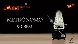 Metrónomo 90 BPM con VOZ enumerado [upl. by Webster]