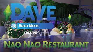 DAVES The Sims 4 Building a fancy 20x20 Restaurant [upl. by Nomzzaj]