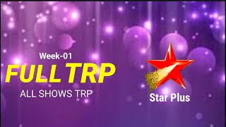 BARC TRP  WEEK 1 2024  Know Which Show became NO1 [upl. by Nor682]