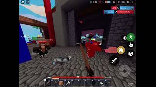 Roblox Bedwars 30v30 Hacker 120 [upl. by Elad546]