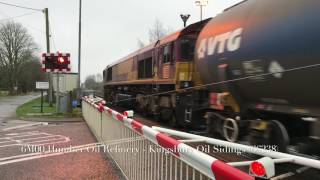 Reepham amp Cherry Willingham Level Crossings 16012017 [upl. by Vtehsta]