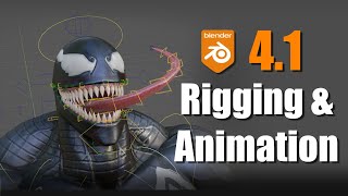 NEWS Blender 41 Rigging  Animation  Rigify [upl. by Walke130]