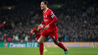 Virgil Van Dijk ● All Goals with Liverpool ● 20232024 [upl. by Aurie]