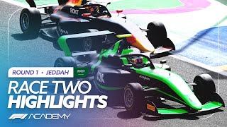 Race Two Highlights  2024 Jeddah  F1 Academy [upl. by Janik]