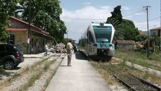 Προαστιακός Σιδηρόδρομος Πατρών Ferrovia Suburbana di Patrasso [upl. by Welton]