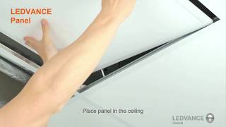 LEDVANCE Edge Lit Panel Luminaires  Installation Video [upl. by Aimej918]