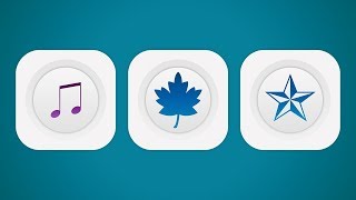 How to Design App Icons  Photoshop Tutorial [upl. by Aseeral105]