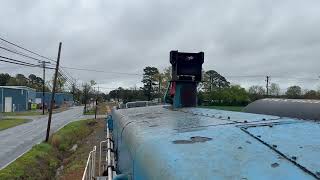 Clinton Terminal Railroad Heading East in Clinton NC [upl. by Niltac226]