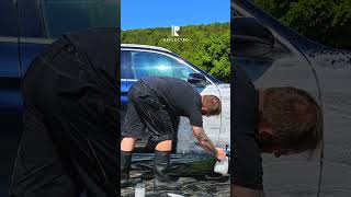 Snow Foam VS Water Car cleaning with REFLECTED The Snow  before after [upl. by Fabian906]