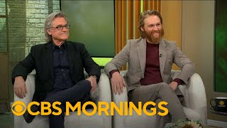 Kurt Russell and Wyatt Russell share how Goldie Hawn reacted to seeing their new show [upl. by Ennaitak]