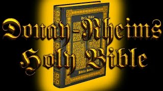 ♛DouayRheims Holy Bible  John✠ [upl. by Yrrac458]