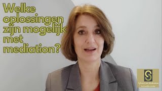 Welke oplossingen zijn mogelijk bij mediation [upl. by Landis894]